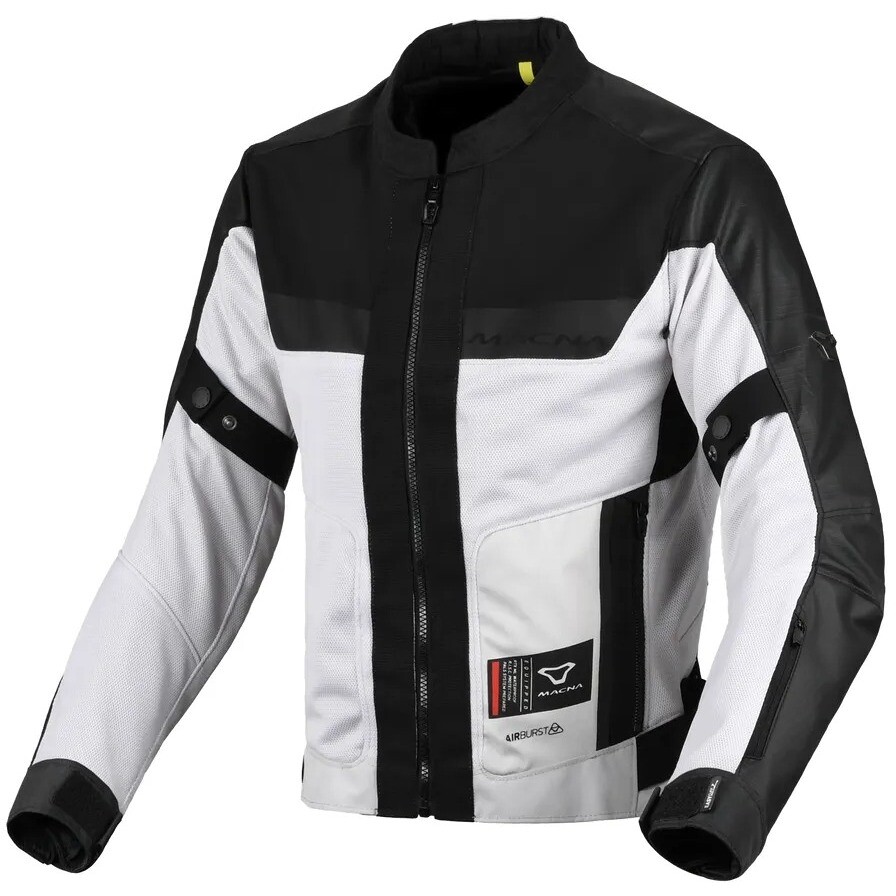 Giacca Moto Donna Macna Empire 2.0 Light Grigio Nero