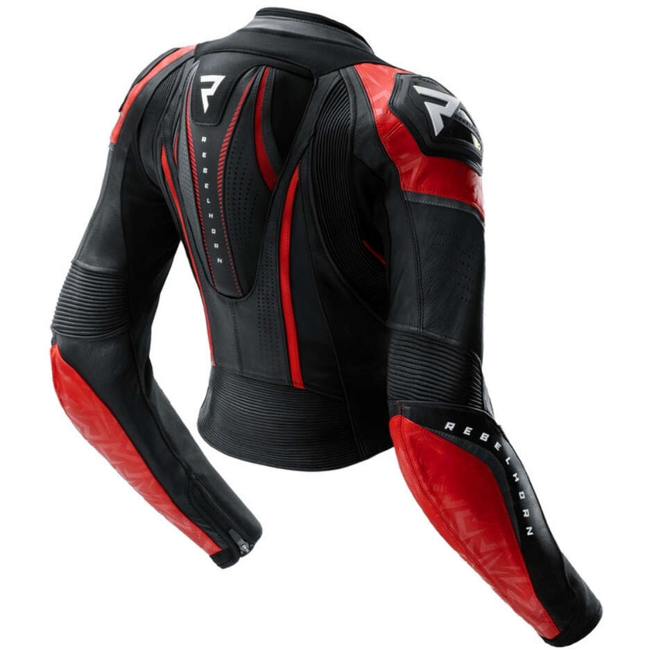 Giacca Moto Donna Rebelhorn DIVA RS Nero Rosso