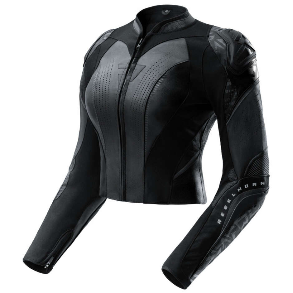 Giacca Moto Donna Rebelhorn DIVA RS Nero 