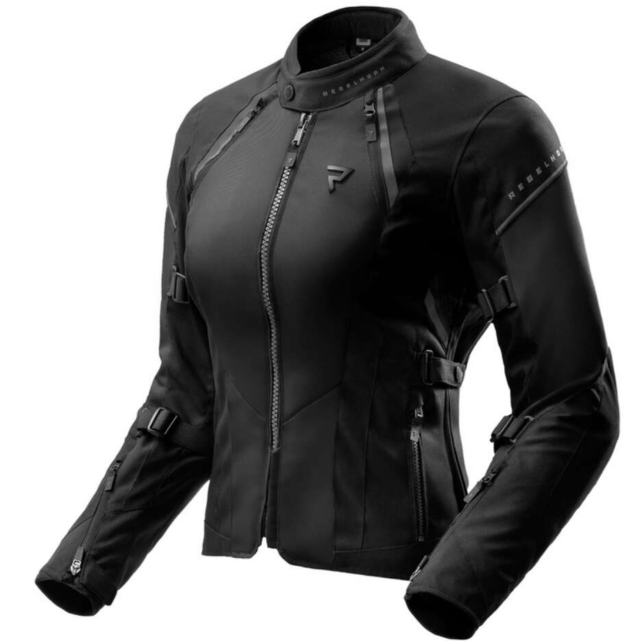 Giacca Moto Donna Rebelhorn SWIFT Nero