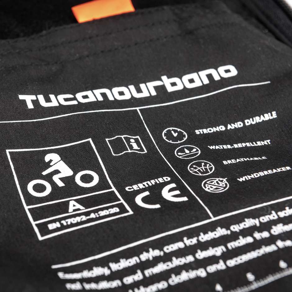 Giacca Moto Donna Tessuto Tucano Urbano 8212wf378 OVETTA CE Nero