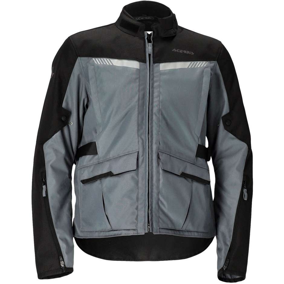 Giacca Moto Donna Touring  Acerbis X-TRAIL LADY Triplo Strato Grigio Medio
