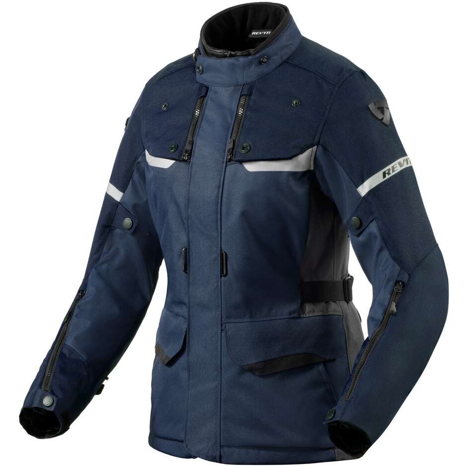 Giacca Moto Donna Touring Rev'it OUTBACK 4 H2O LADIES Blu 