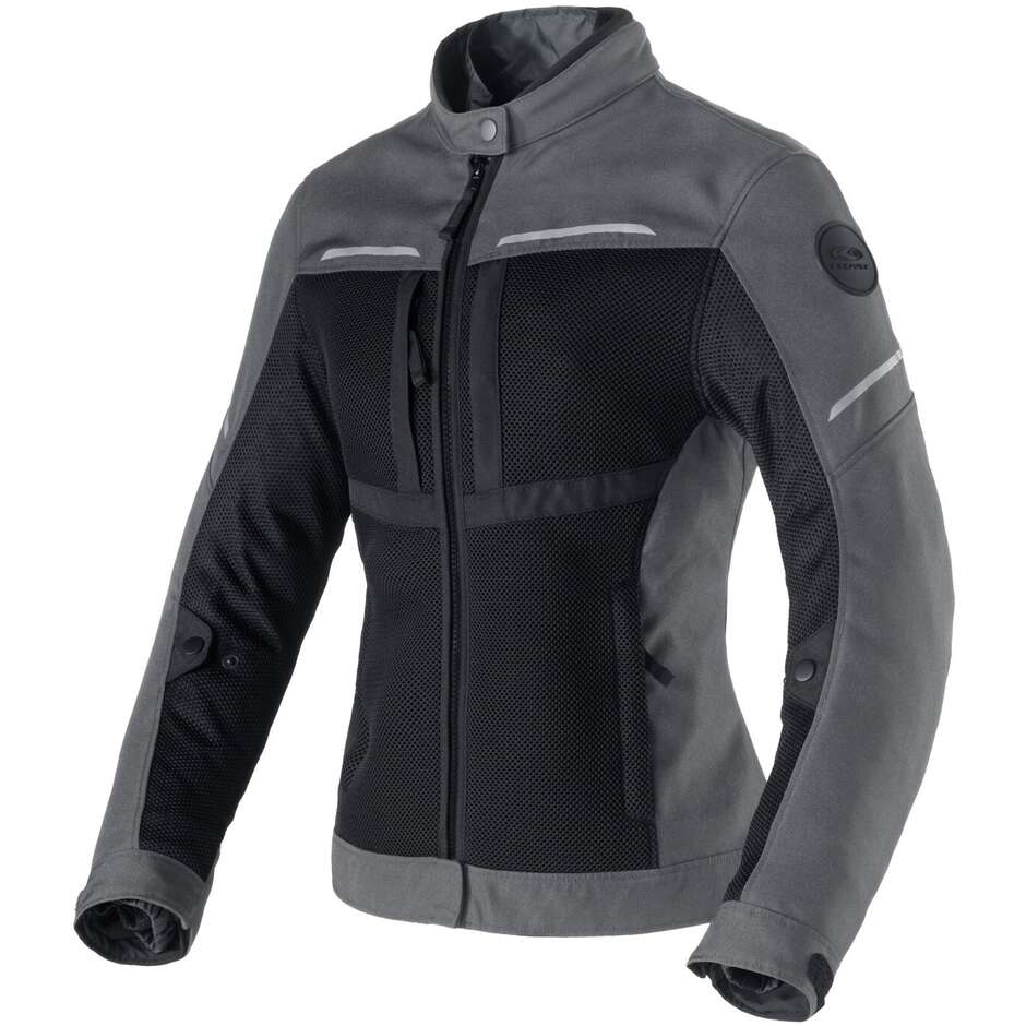 Giacca Moto Donna Traforata NETSTYLE 3 LADY WP Nero G taglia XS