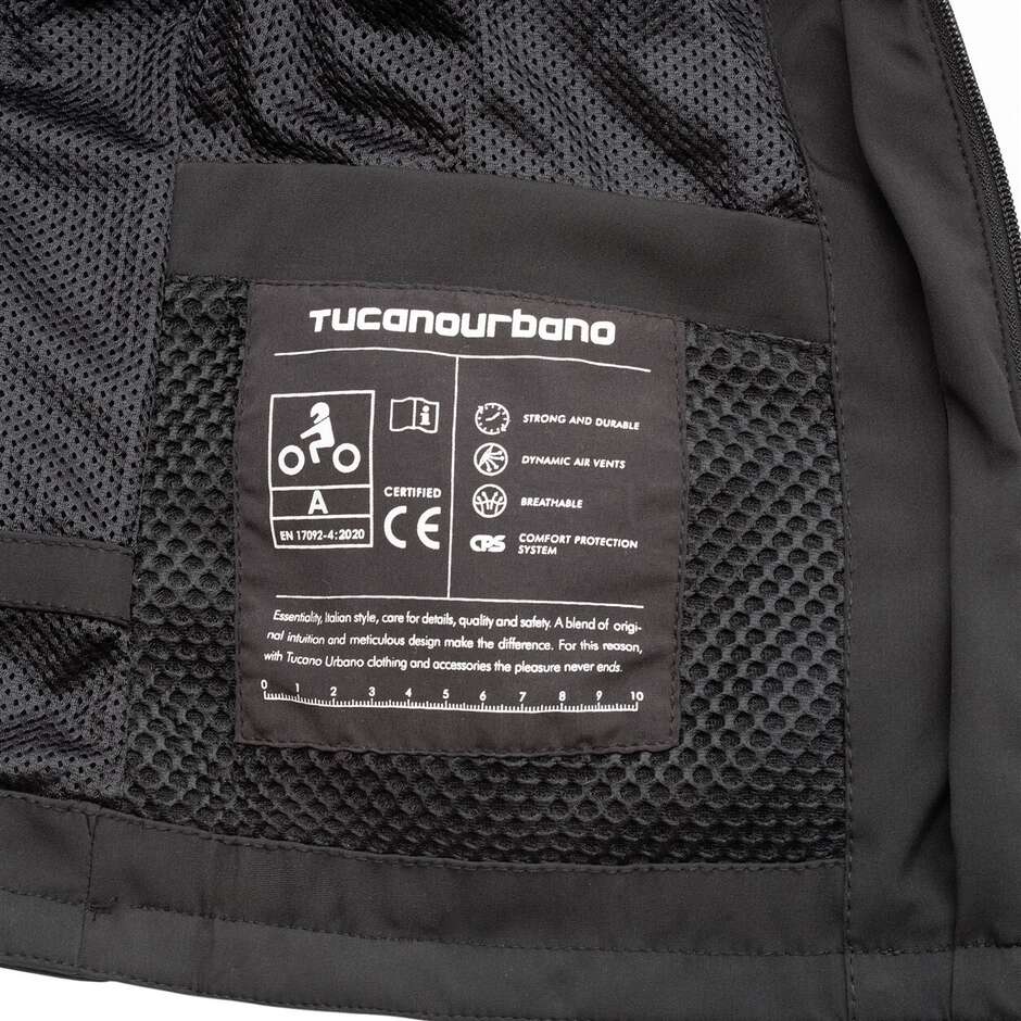 Giacca Moto Donna Tucano Urbano 8221wf419 URBAN NETWORK LADY Nera