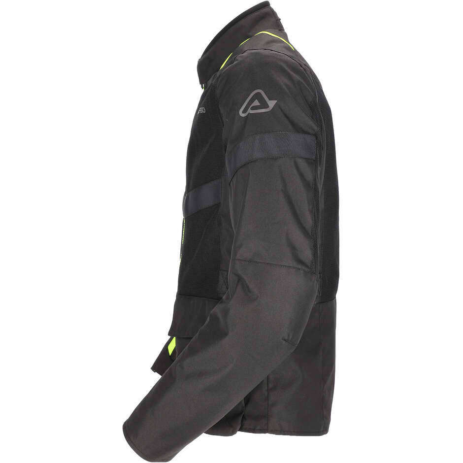 Giacca Moto Estivo Traforato Acerbis New RAMSEY LONG CE Nero Giallo