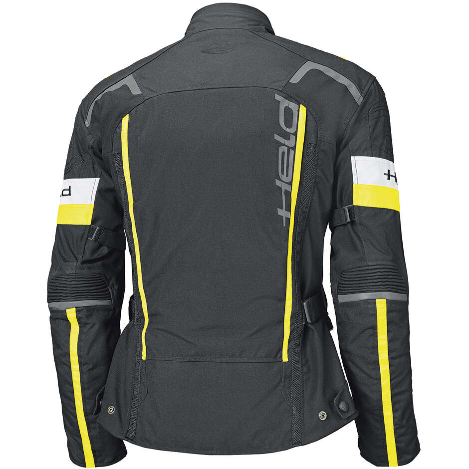 Giacca Moto Held 4-Touring II Nero Giallo Fluo