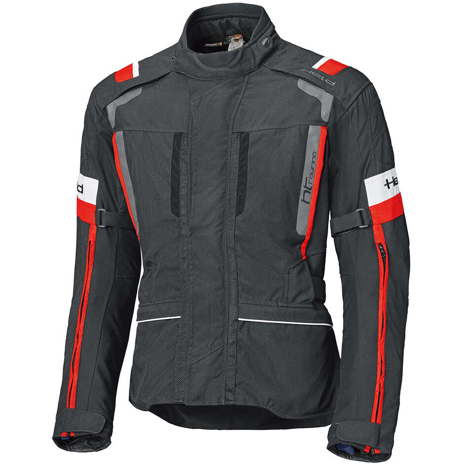 Giacca Moto 4-Touring II Nero Rosso taglia 5XL