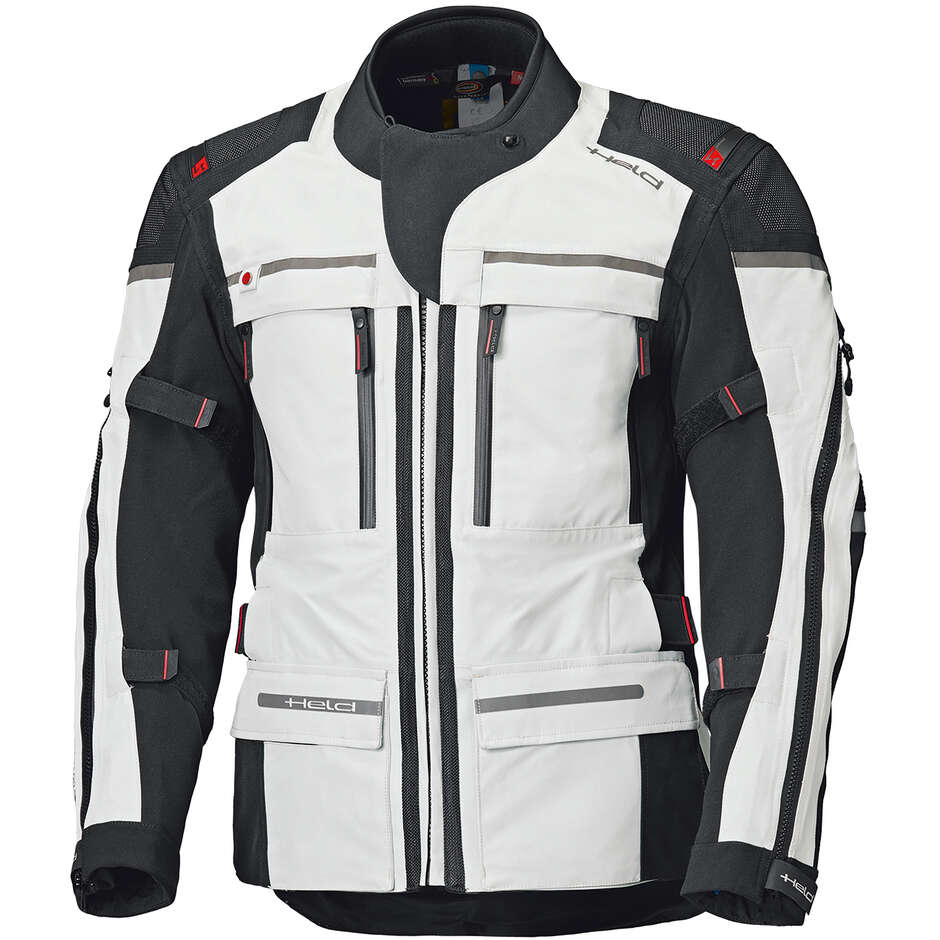 Giacca Moto Held Atacama Top Grigio Rosso
