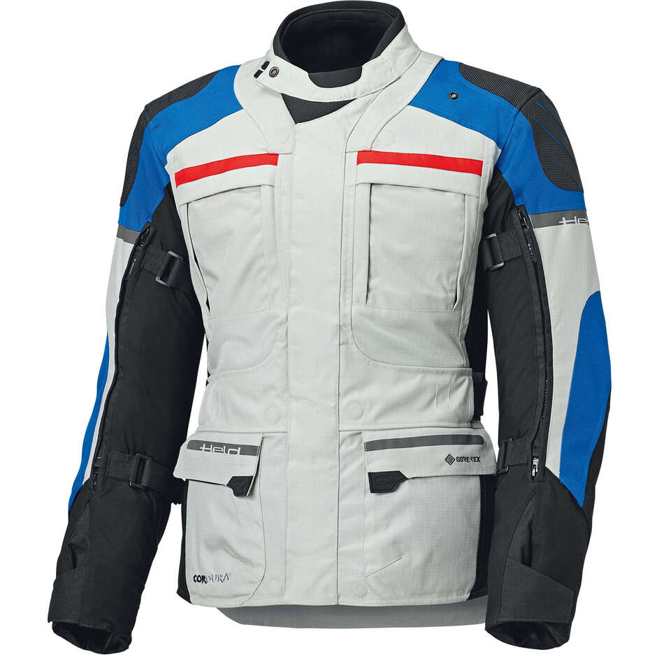 Giacca Moto Carese 3 Top Grigio Blu taglia 5XL