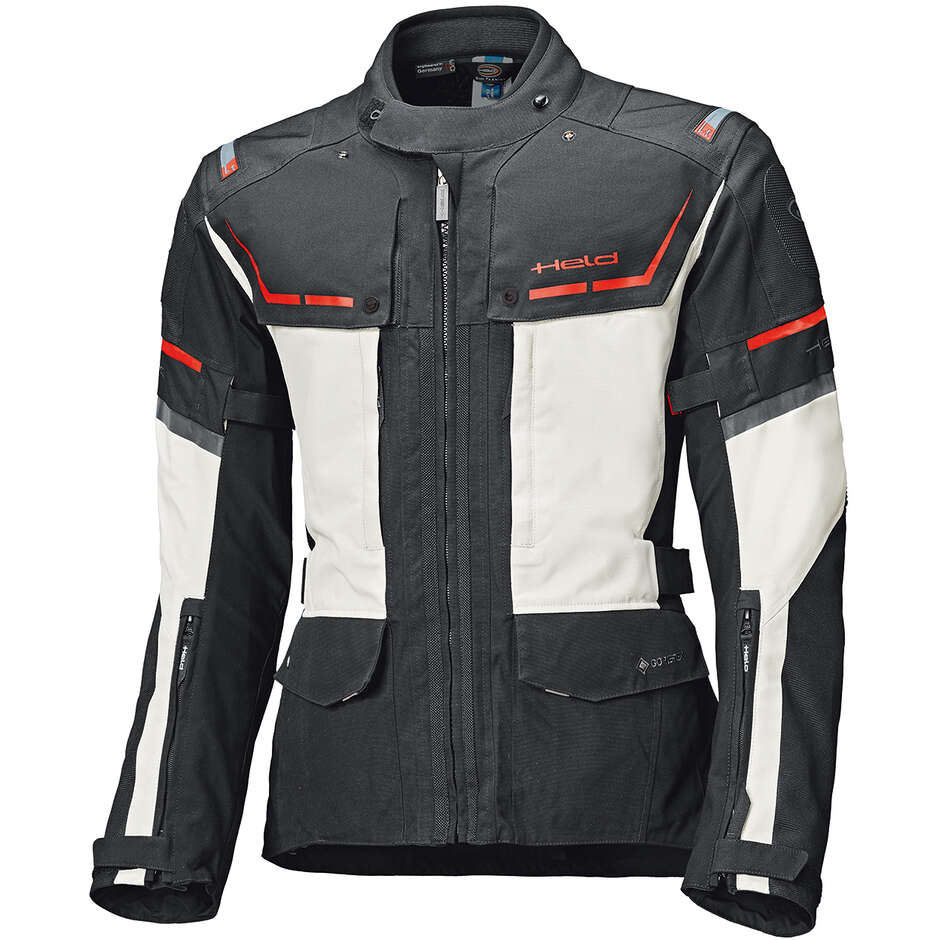 Giacca Moto Karakum Top Grigio Nero taglia 2XL