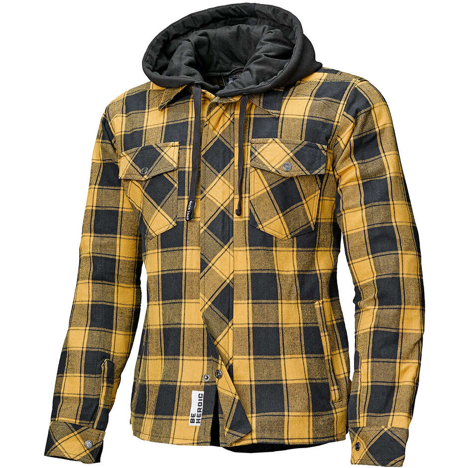 Giacca Moto Lumberjack II Nero Giallo taglia 2XL