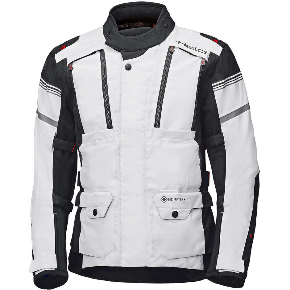 Giacca Moto Omberg Top Grigio Nero taglia 6XL