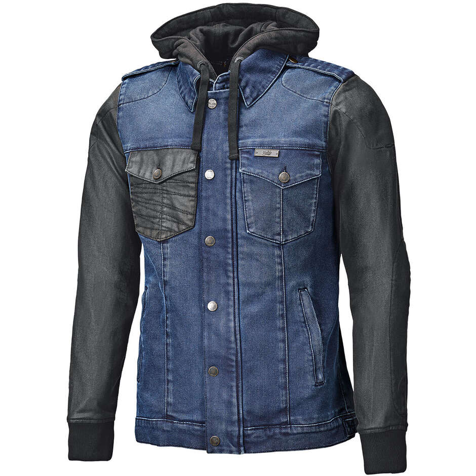 Giacca Moto Petrol Blu Nero taglia 2XL