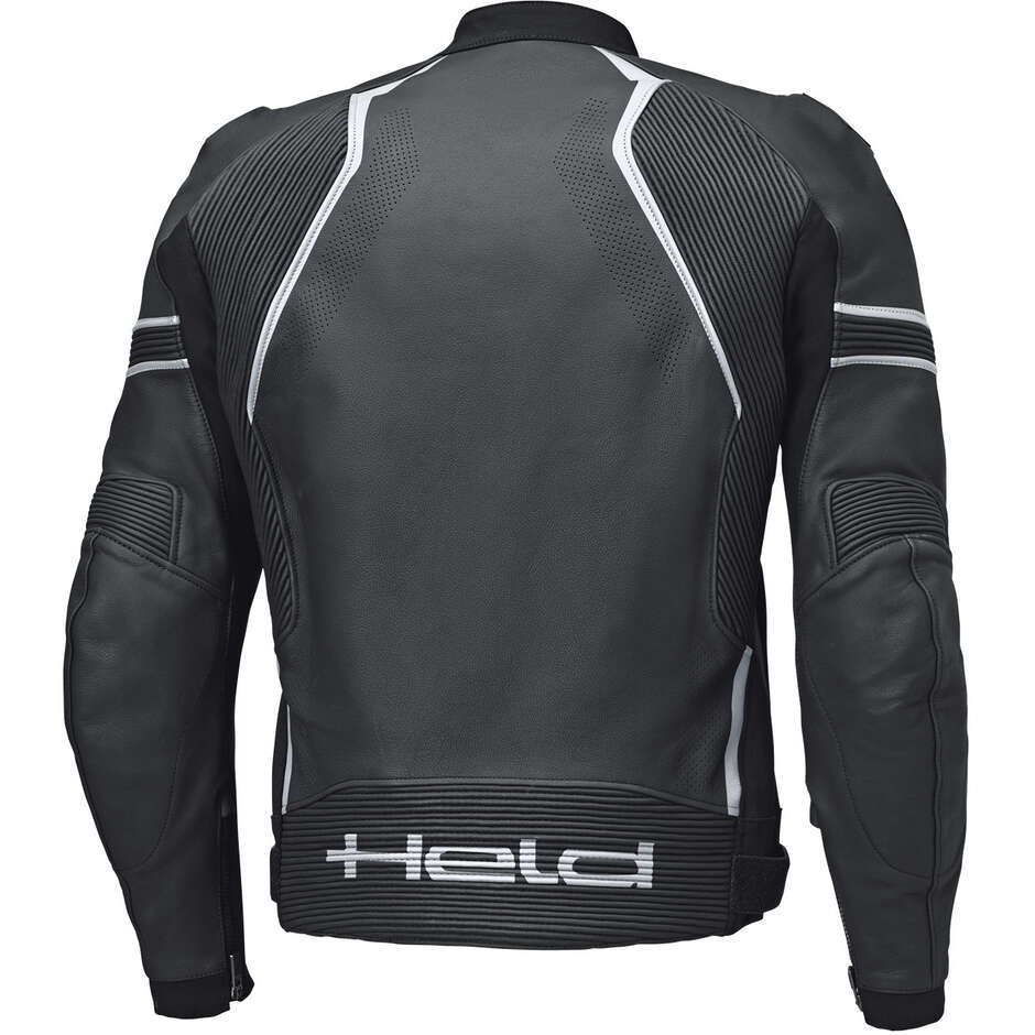 Giacca Moto Held Street Rocket 4 Top Nero Bianco