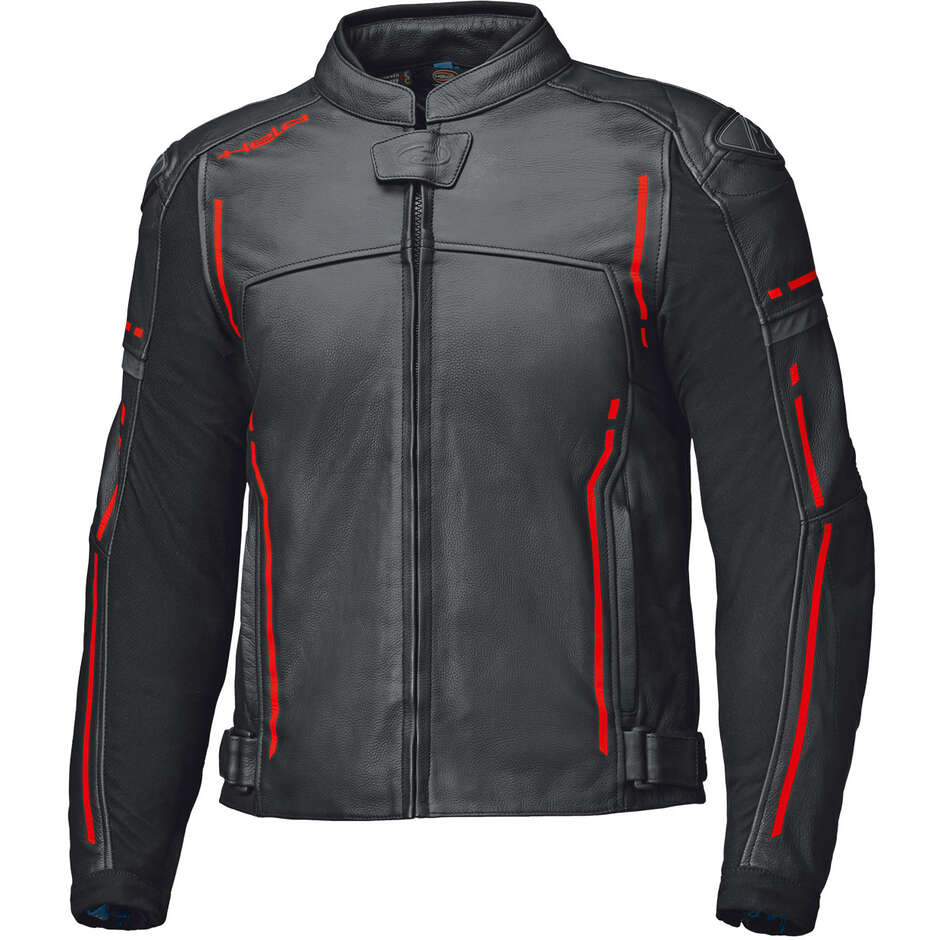 Giacca Moto Held Torver Top Nero Rosso Neon