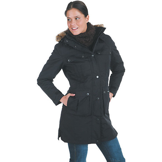 Giacca Moto Impermeabile Tucano Urbano Modello Parka T Lady Nero