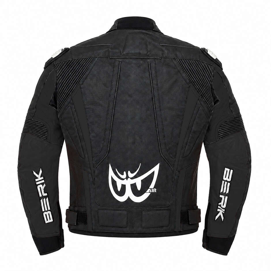 Giacca Moto In Pelle Berik 2.0 Racing LJ 201314 All Black
