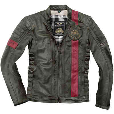 Giacca Moto In Pelle 4 Tasche Vintage Black Cafè London LJ191603 Madrid  Nero Vendita Online - Outletmoto.eu