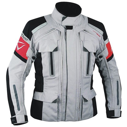 Giacca Moto In Tessuto A-Pro Evo 4 Stagioni Turatek Grey taglia XL