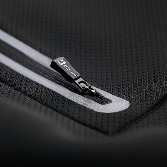 Giacca Moto in tessuto Blauer EASY AIR 1.0 Nero con Tasche