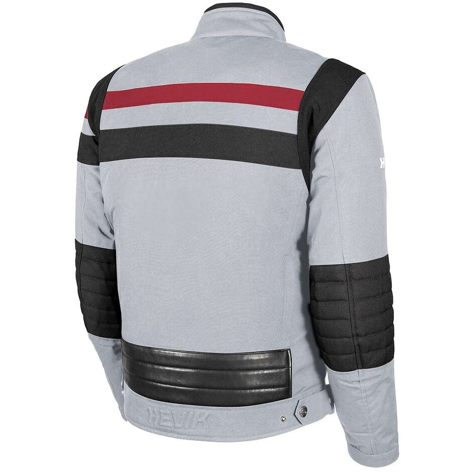 Giacca Moto In Tessuto Hevik BLACKJACK Grigio
