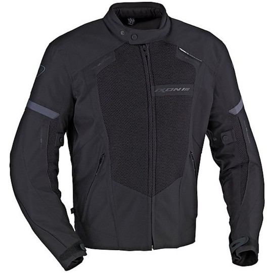 Giacca Moto In Tessuto Ixon Estiva Airway HP Nero