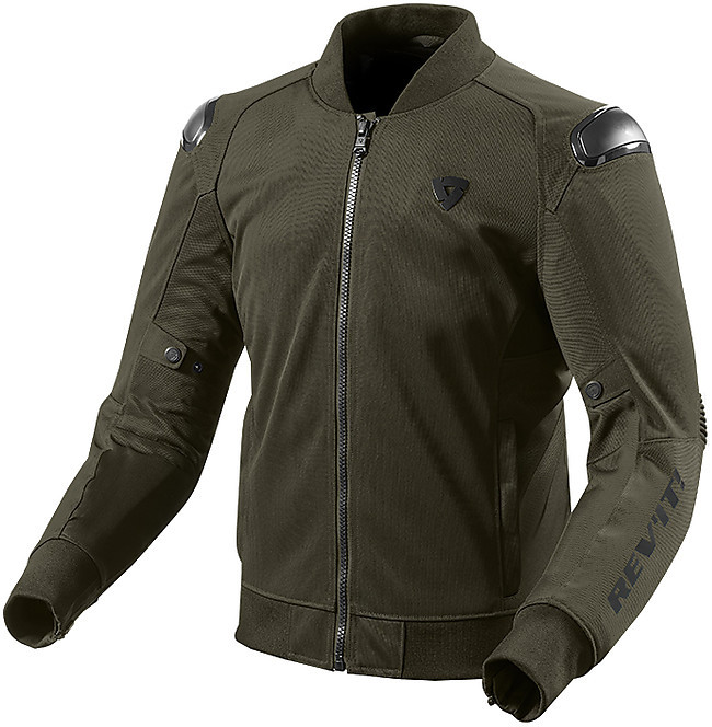 Giacca moto invernale Rev'it Ronson Verde scuro