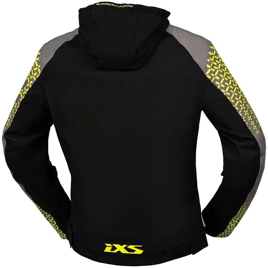Giacca Moto Ixs Rapid-STX 1.0 Laminata Antracite-Lime 