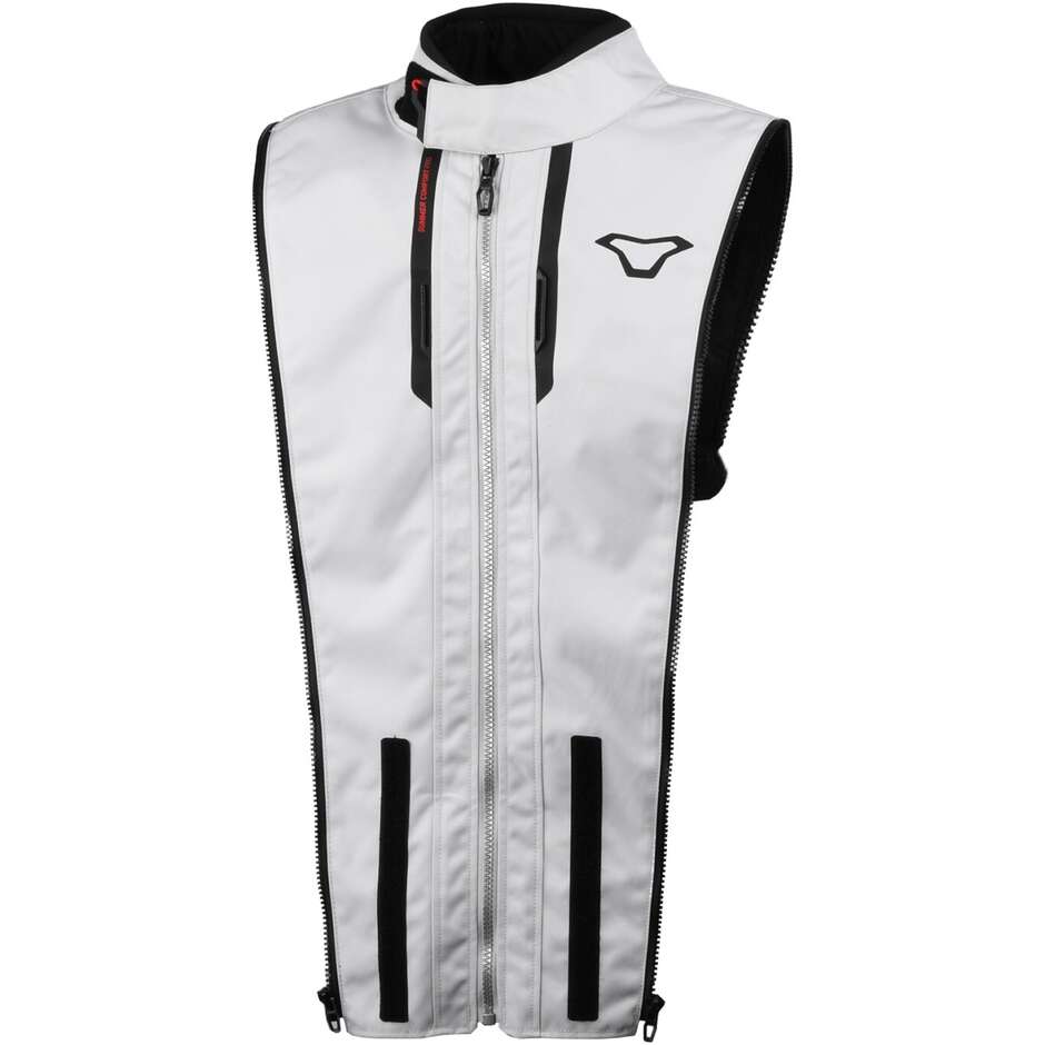 Giacca Moto Macna Air Hybrid 2.0 Light Grigio Nero Rosso