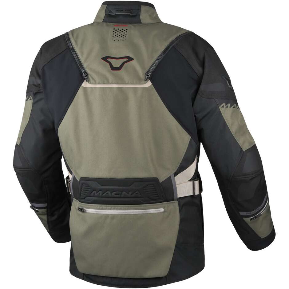 Giacca Moto Macna Air Hybrid 2.0 Verde Nero beige