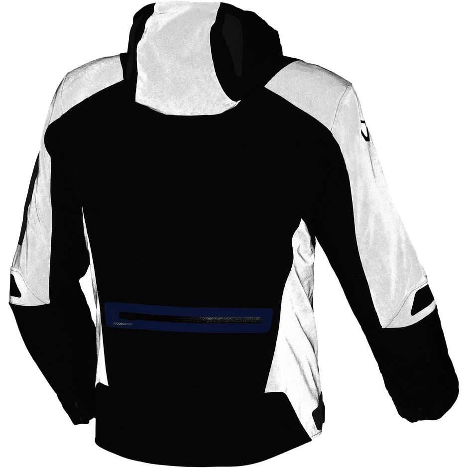 Giacca Moto Macna Angle Nero dark Grigio Blu