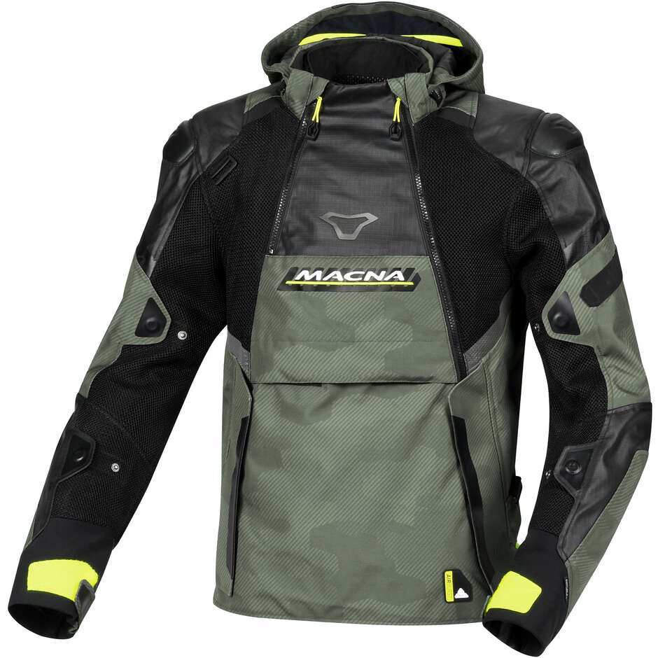 Giacca Moto Bradical Verde Nero fluo Giallo taglia XL