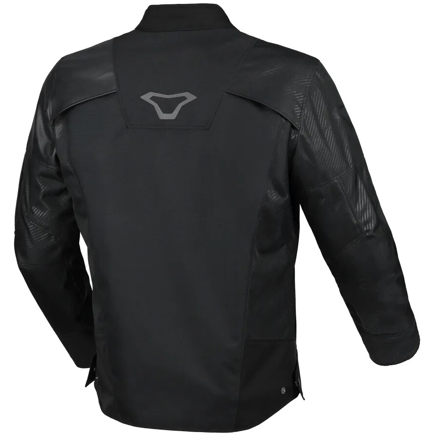 Giacca moto Macna Entrity Stampa nera