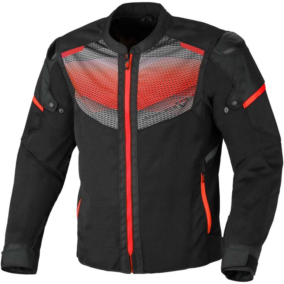 Giacca Moto Orcano 2.0 Nero Rosso taglia XL
