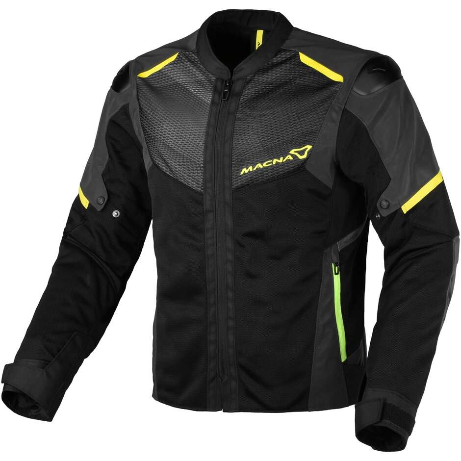 Giacca Moto Orcano 2.0 Night Eye Nero fluo Giallo taglia XL