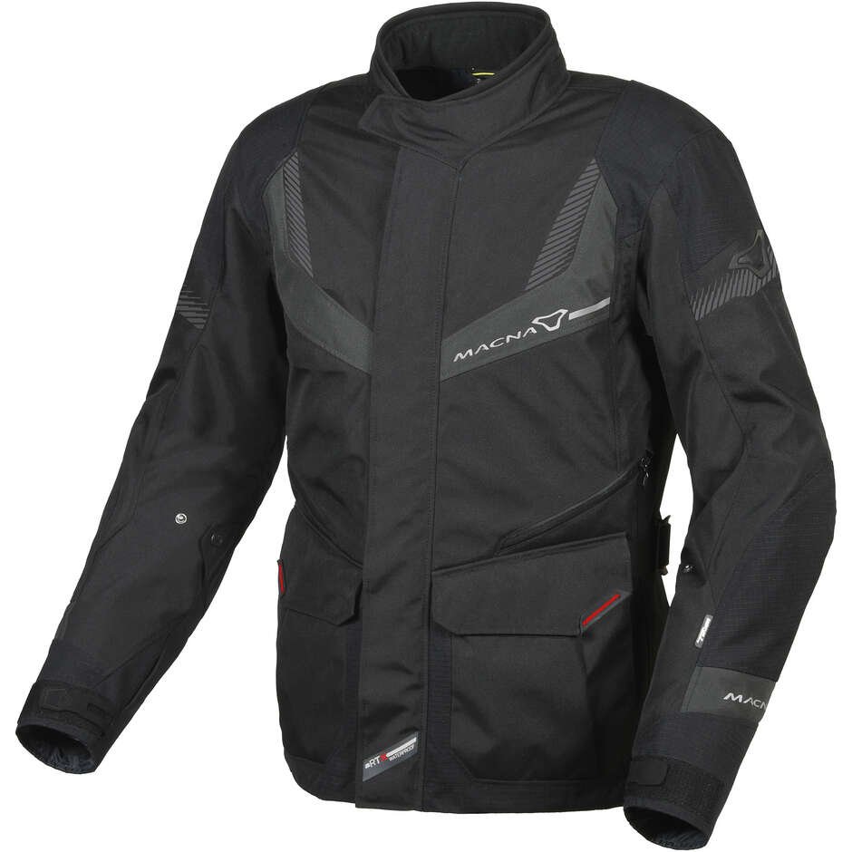 Giacca Moto Macna Rancher Nero Grigio