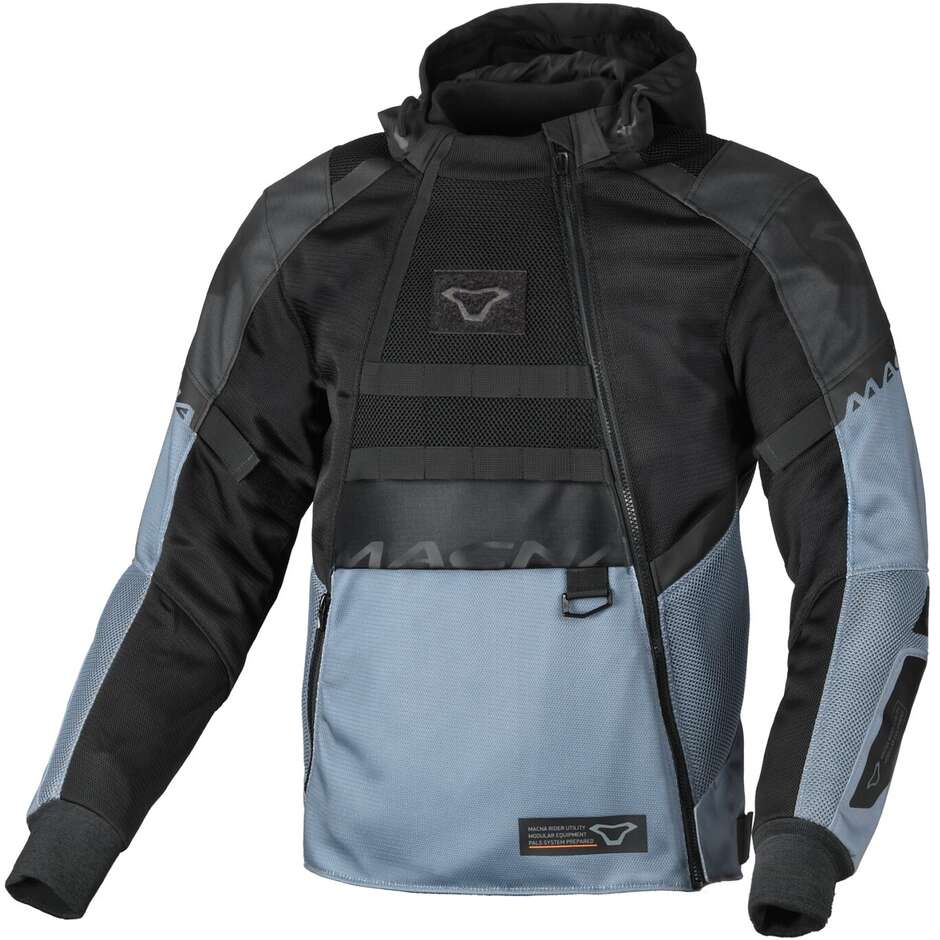 Giacca Moto Rebelite Nero Grigio taglia L