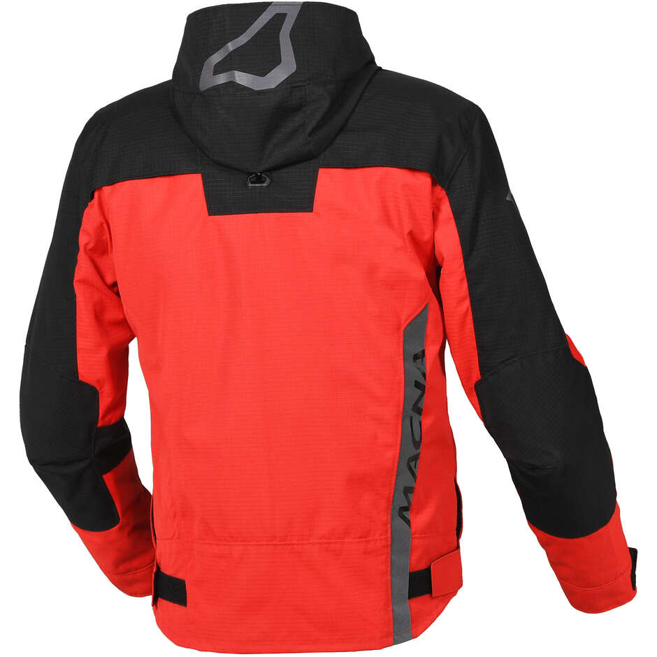 Giacca Moto Macna Riggor Rosso Nero