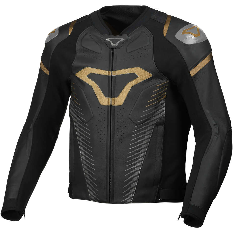 Giacca Moto Tronniq Nero gold taglia 46