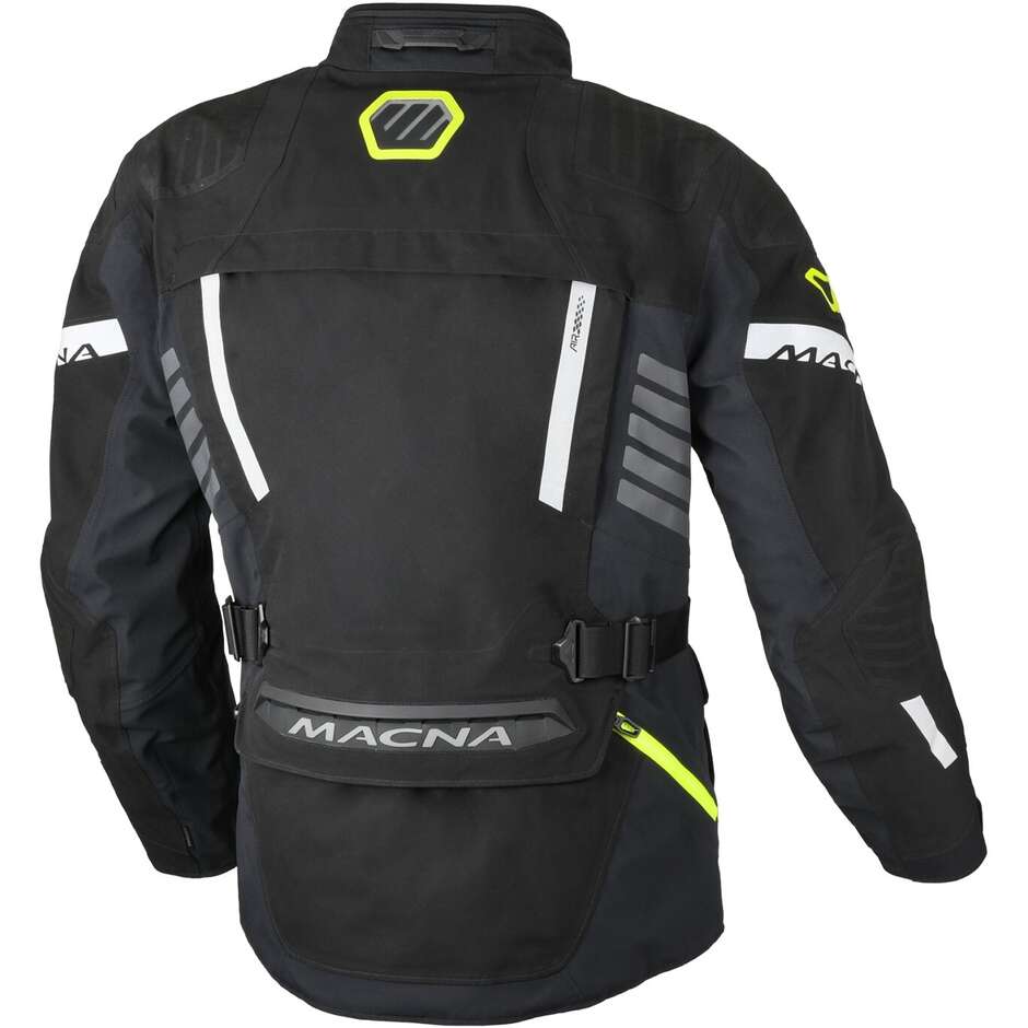 Giacca Moto Macna Ultimax 2.0 Nero fluo Giallo