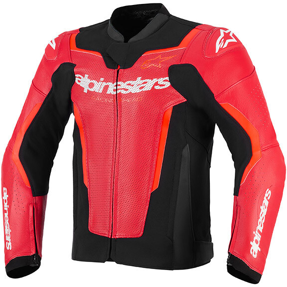 Giacca Moto Pelle GP FORCE V2 Airflow Rosso taglia 54