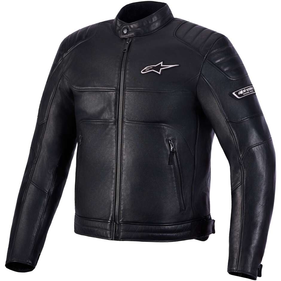 Giacca Moto Pelle Alpinestars REVERN LEATHER JACKET Nero