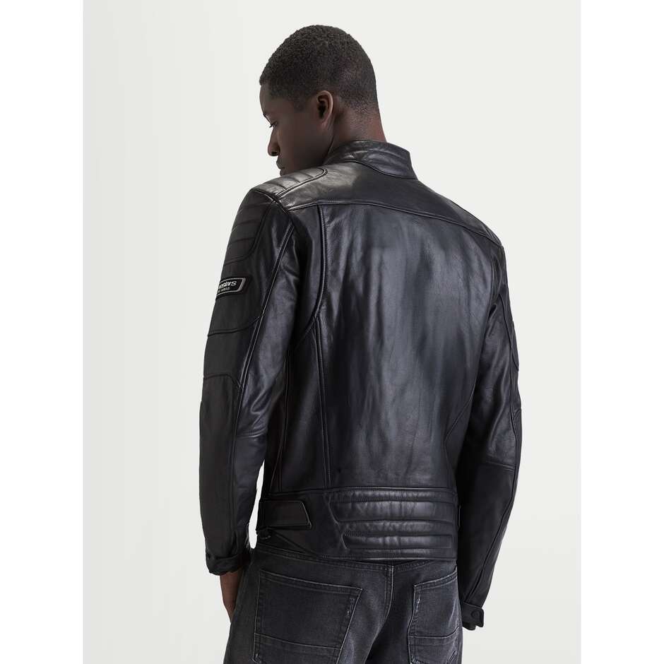 Giacca Moto Pelle Alpinestars REVERN LEATHER JACKET Nero