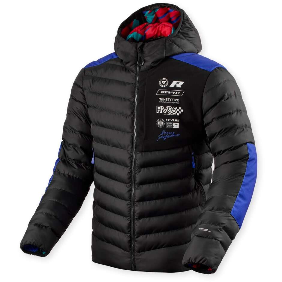 Giacca Moto Payload Nero Blu taglia S