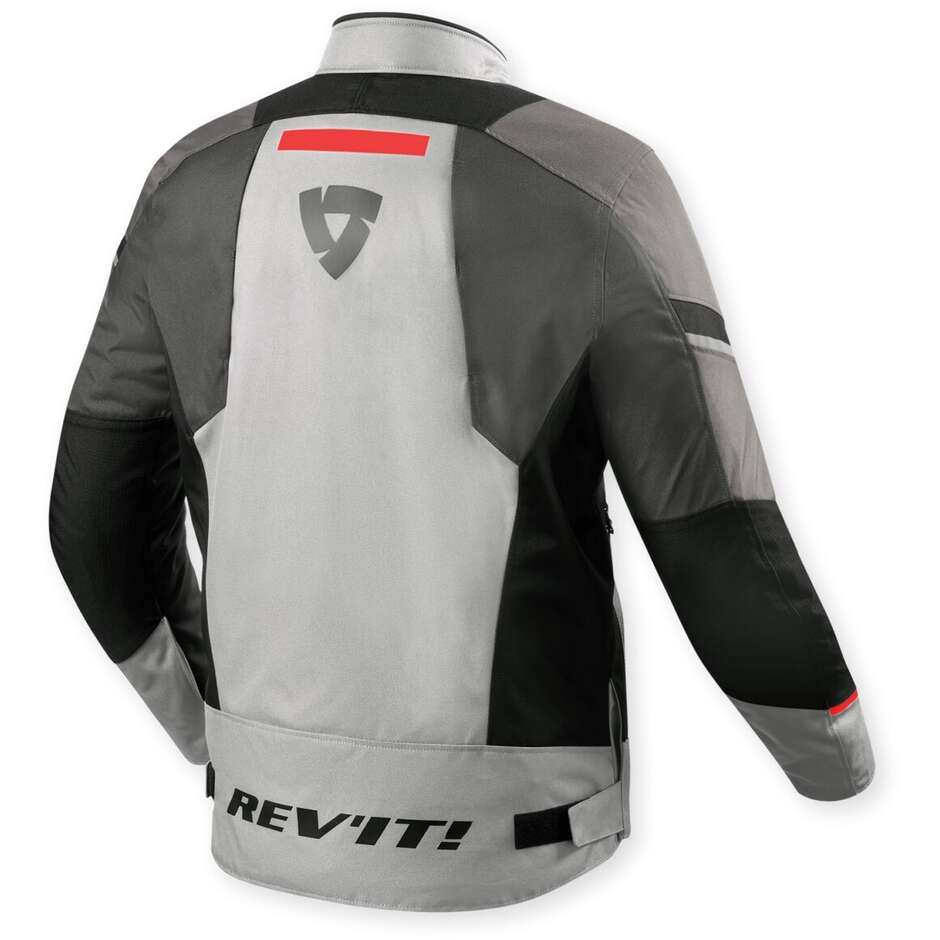 Giacca Moto Rev'it Undulate H2O Grigio argento