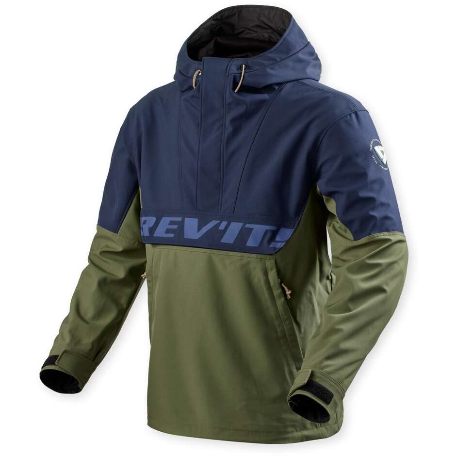 Giacca Moto Smock Rev'it Photon Blu verde scuro