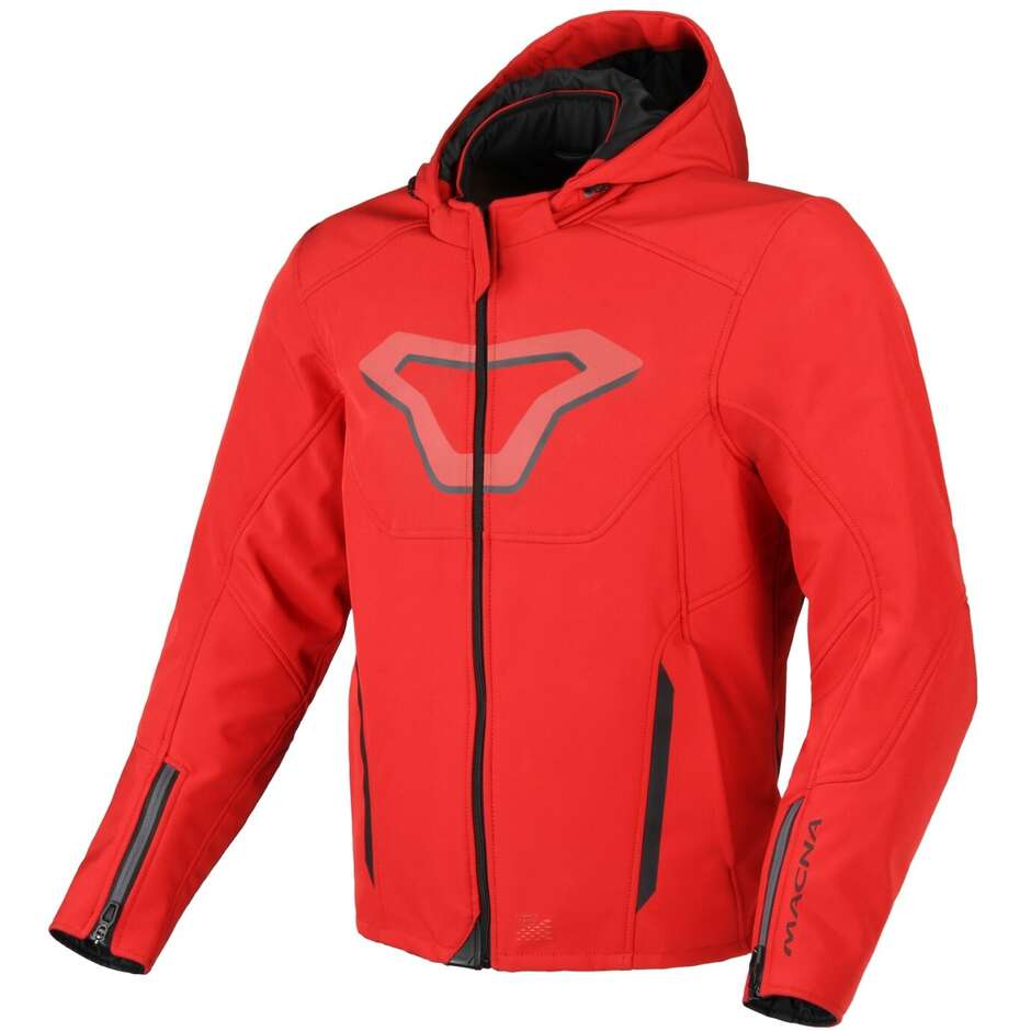Giacca Moto SoftSheel Macna Atracor Rosso