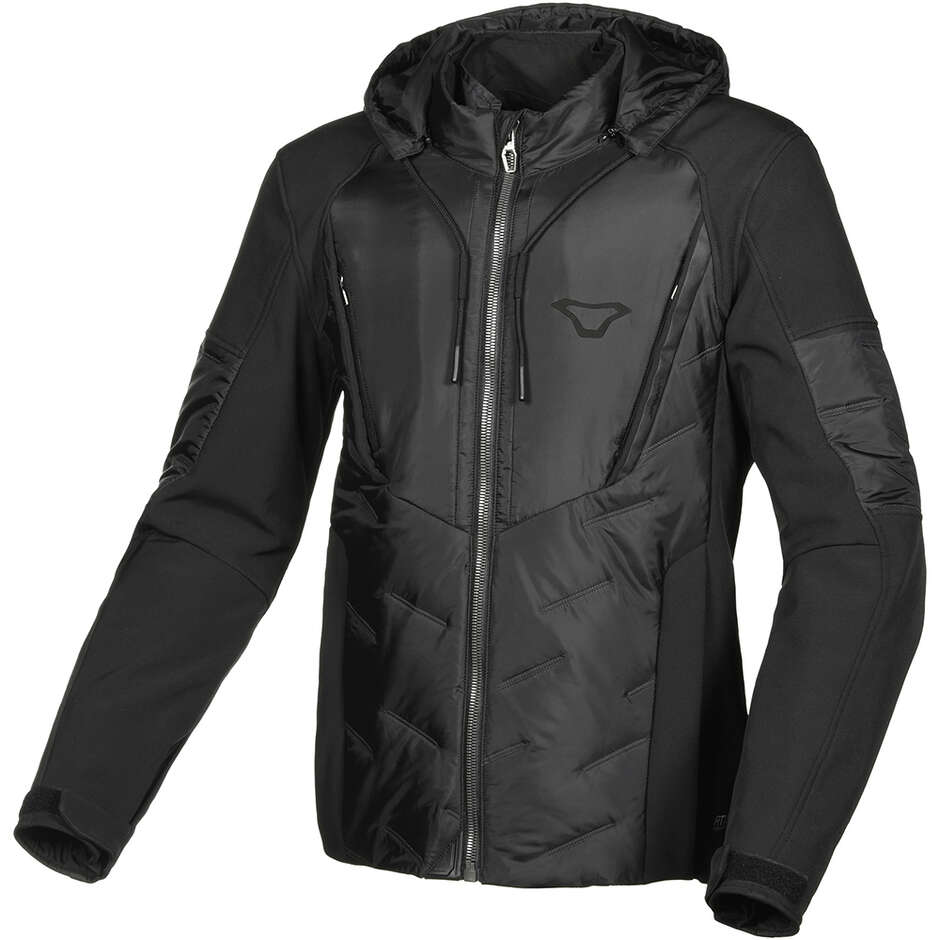 Giacca Moto SoftShell Donna Macna Cocoon Nero