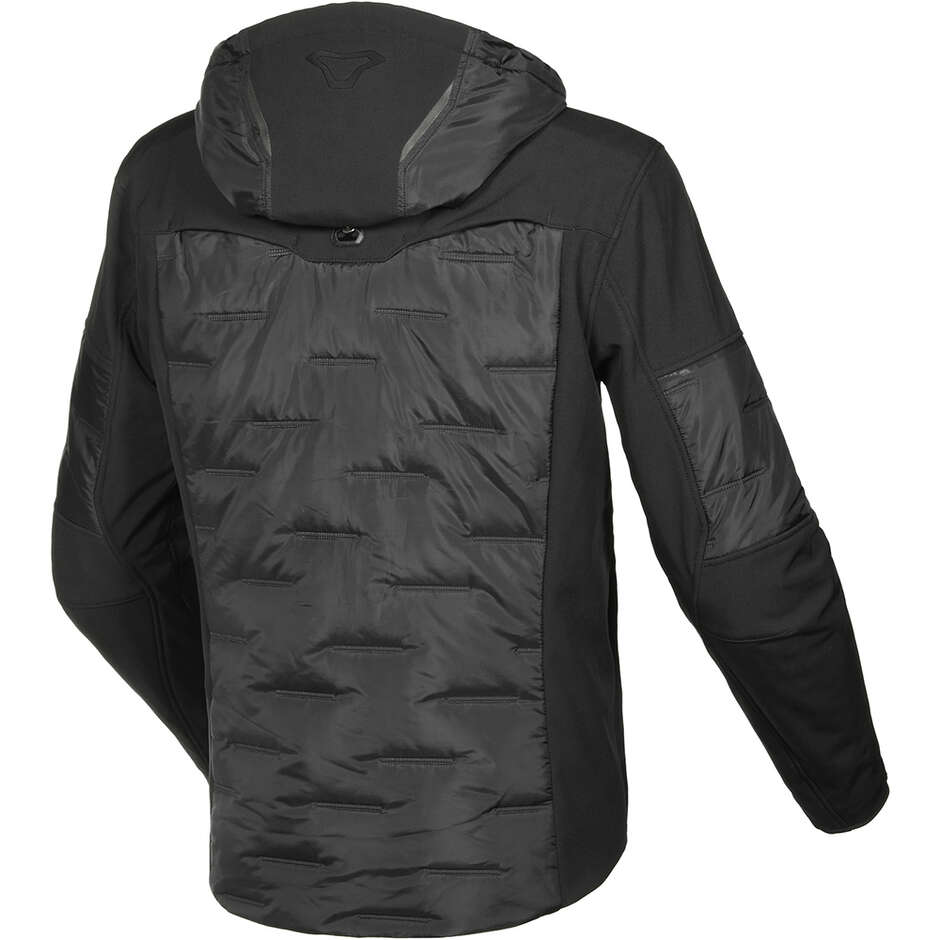 Giacca Moto SoftShell Donna Macna Cocoon Nero